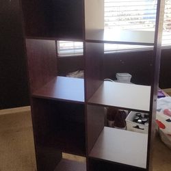 Dark 8 Cubic Organizer Shelf Unit