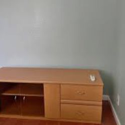 Solid Wood TV Stand / Entertainment Center - $150(OBO)