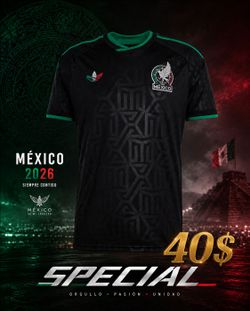 Black Mexico World Cup Jersey's!