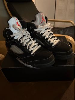 Jordan 5s black metallic