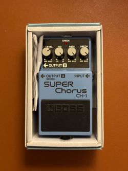 Boss Super Chorus CH-1 Guitar Pedal
