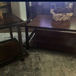 Coffee Table And 2 Side Tables 
