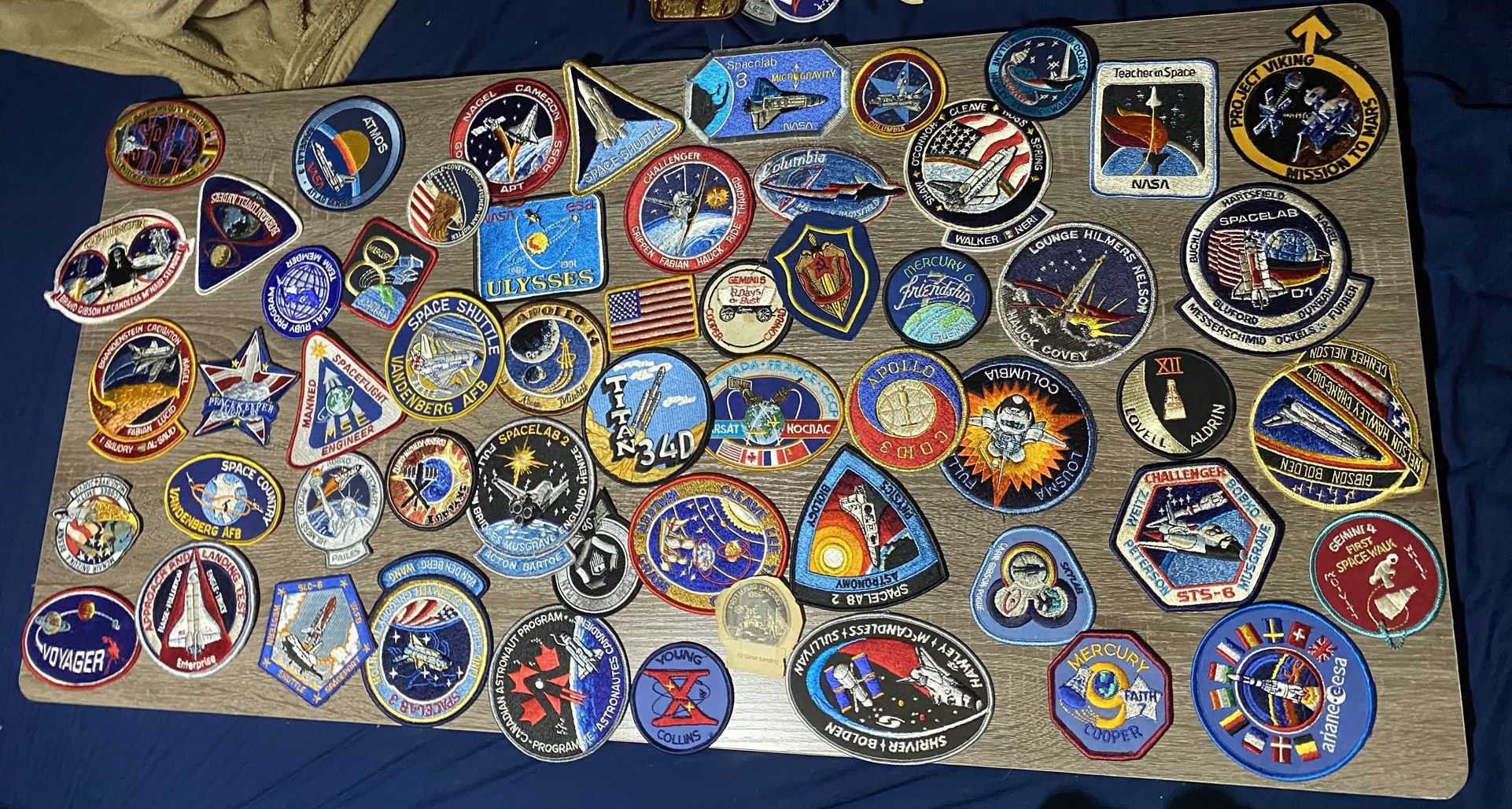 Vintage NASA Patches Collectible And Rare