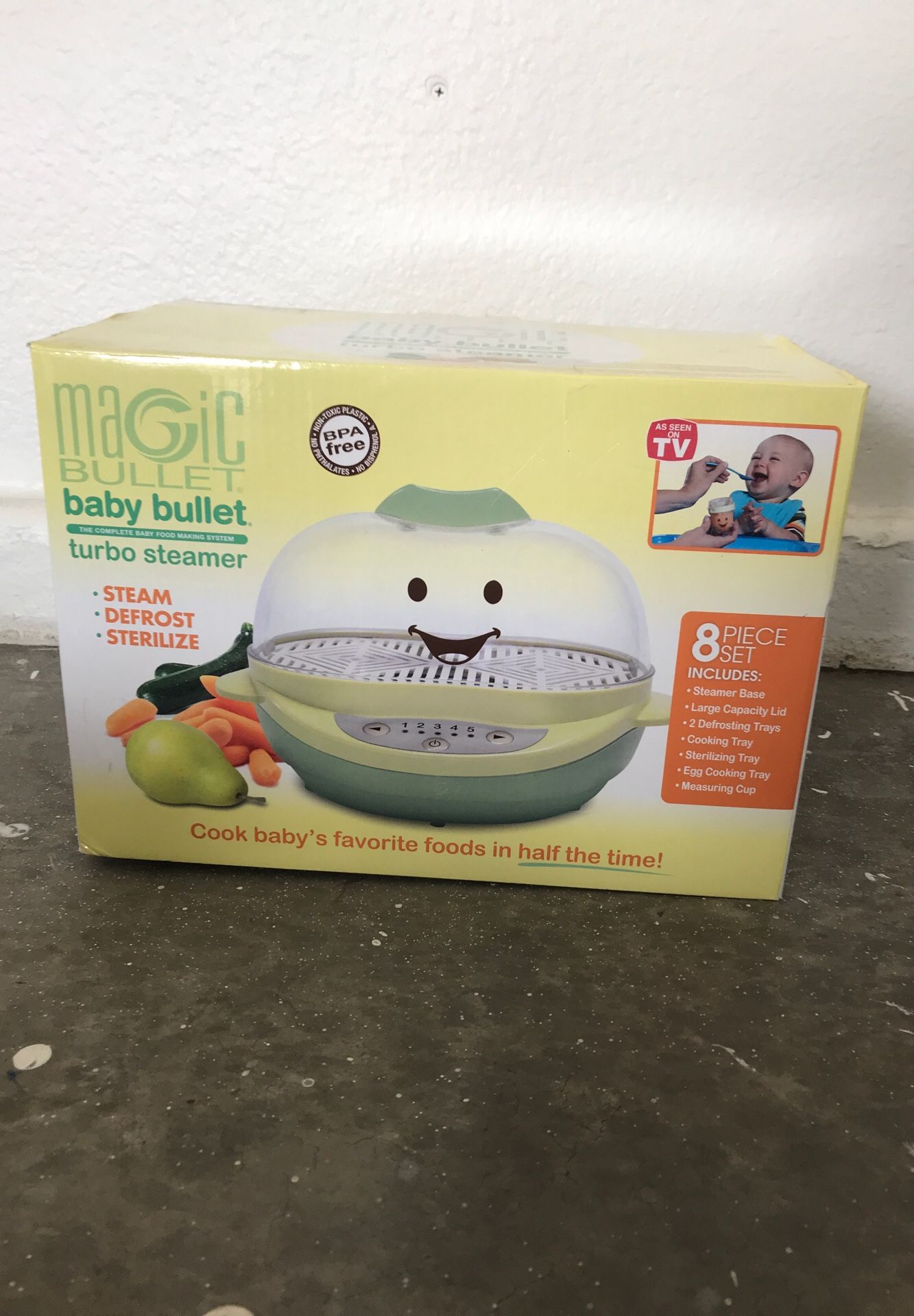 Baby bullet turbo best sale steamer