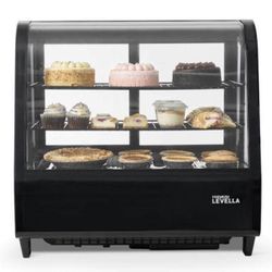 Countertop Refrigerator Display Case in Black