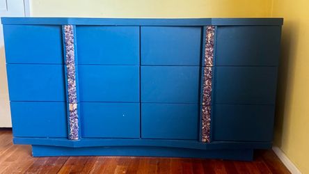MCM Dresser with Amethyst Stones