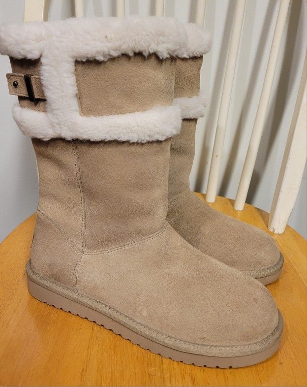 NEW Koolaburra By UGG Barlee Tall Winter Boots Women's Amphora Sz 8