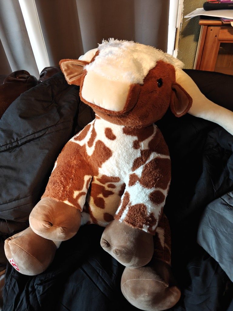 JUMBO Build A Bear Highland Cow