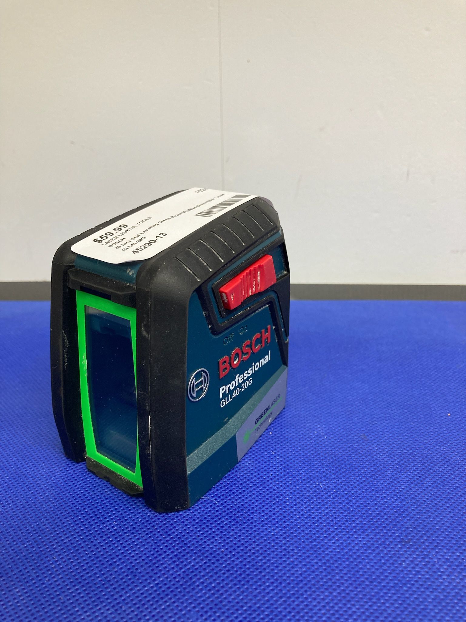 Bosch GLL40-20G 40 Ft. Self Leveling Green Beam Cross Line Laser