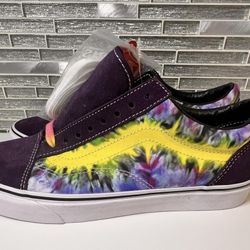  Brand New Vans Size 10.5 Tie Dye 