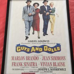 Guys And Dolls Small Framed Poster Thumbnail