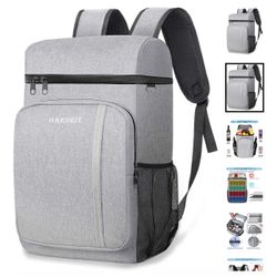 49 Cans Insulated Cooler Backpack, Leakproof Spacious Lightweight Soft Cooler Bag Backpack Cooler with Double Deck for Men Women to Work Beach Picnic 