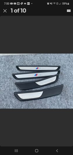 BMW 650I 640I M6 DOOR SILL SET M SPORT SCUFF PLATES GRAN COUPE OEM F06 (13-16)