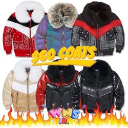 Kids Bubble Fur Coats 