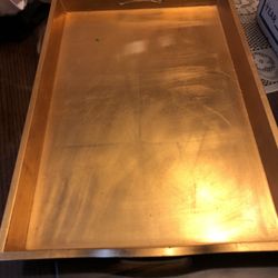 Gold Serving Tray 13X20