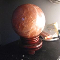17.49lb Large Natural Pink Rose Quartz Sphere Crystal Ball