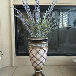 Vase Only - Does Not Include Artificial Flowers