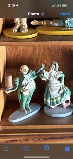 The Wizard Of Oz Portrait Sculptures Display Shelf 20 Figures 1988