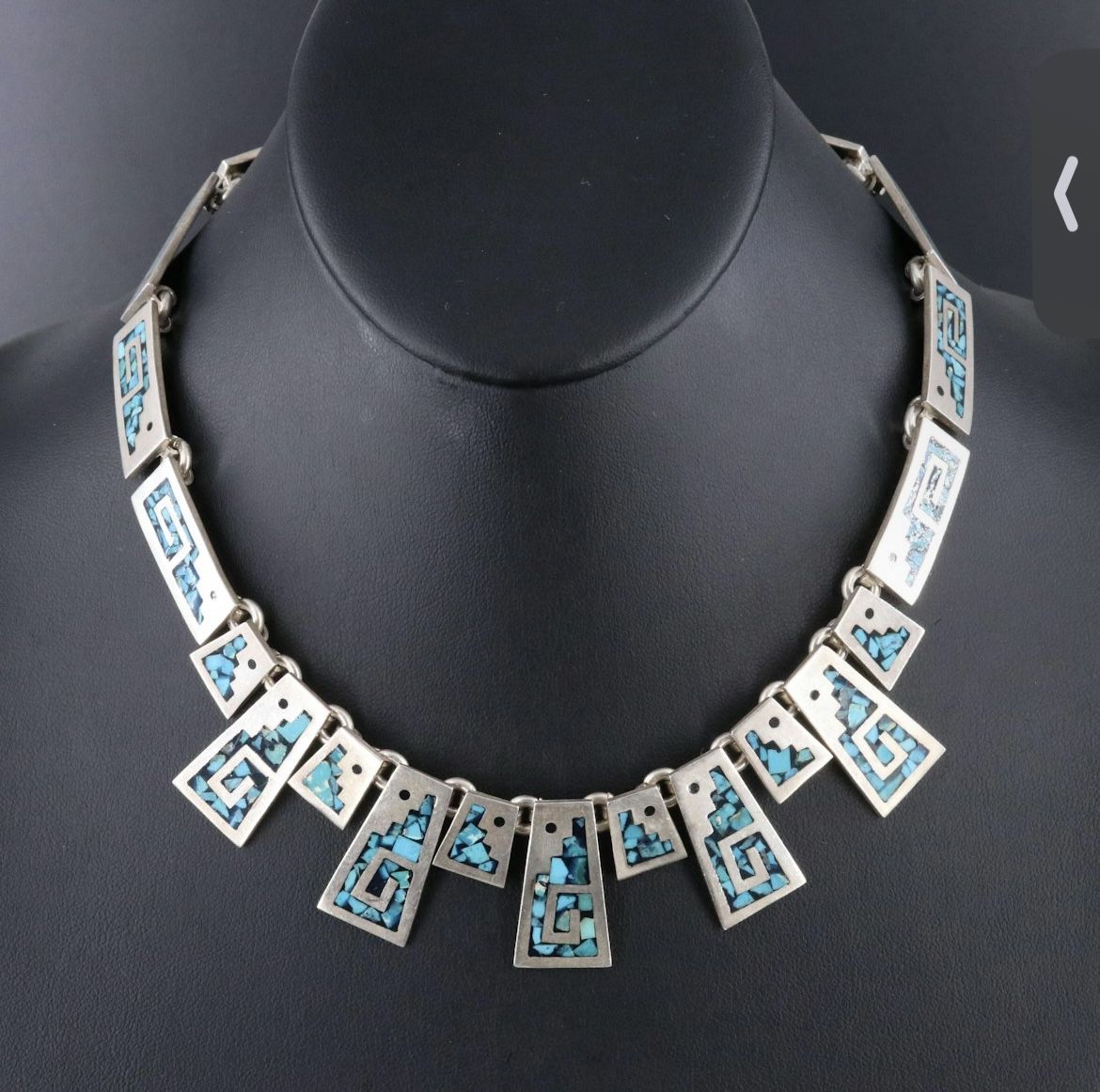 Vintage Sterling Silver Necklace 