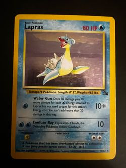 Pokemon - Lapras - 10/62 - Fossil - Holo