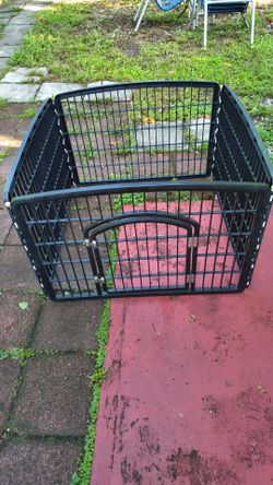 IRIS USA 24" Exercise 4-Panel Pet Playpen with Door