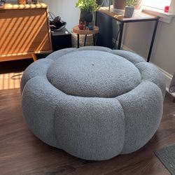 Gray Ottoman 