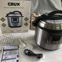 Crux 8-Qt. 10-In-1 Instant Programmable Multi-Cooke