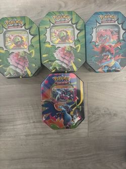 SEALED Pokémon Tins