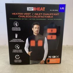 COSCO 32 Degrees Rechargeable Heated Vest #1872100 MEDIUM/LARGE