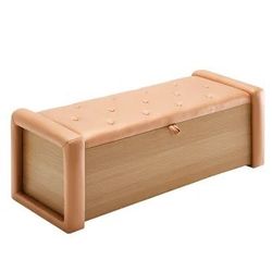 Faux Ottoman W/Storage *GRAY ONLY*