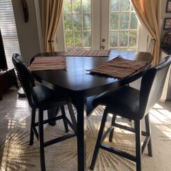 4PC Dining Room- Triangle Bar Table 