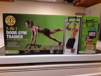 GOLDS GYM 5 in 1 door Gym trainer.(Its brand new)