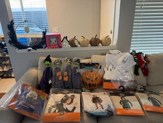 Halloween Costume & Decoration Bundle Lot