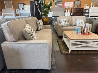 Deep Seat Sofa & Loveseat Set - Sand or Gray