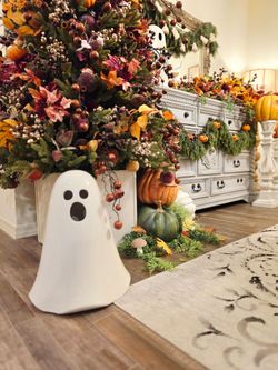 Halloween Joann's ceramic sheet ghost