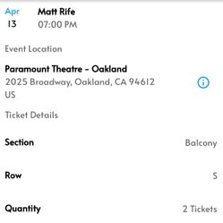 April 13,2024 Matt Rife Tickets 