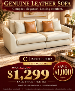 Genuine Leather Sectional Sofa Sale!!!