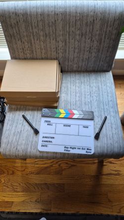 Film Production Clapperboard with Markers $20 for both