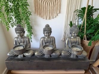 Buddha candle holder