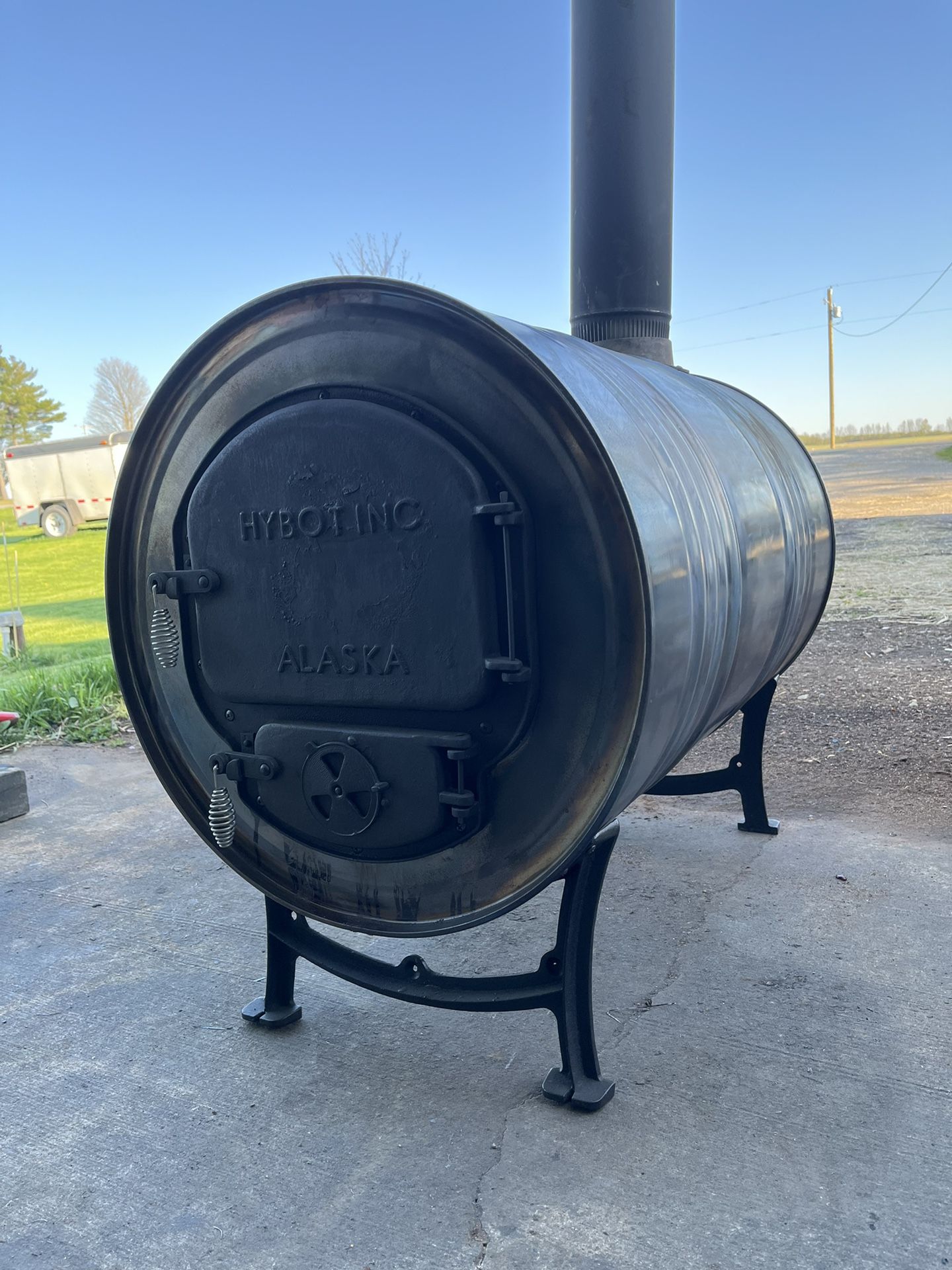 Wood Stove Kit For 55-gallon Barrel