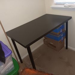 Black Computer Desk From IKEA Like New 