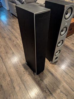 Pair of Polk Audio Model 70 flood standing speakers