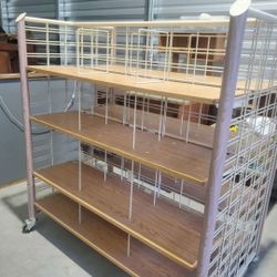 COMERCIAL 2 SIDED RACK WILL STACK APART