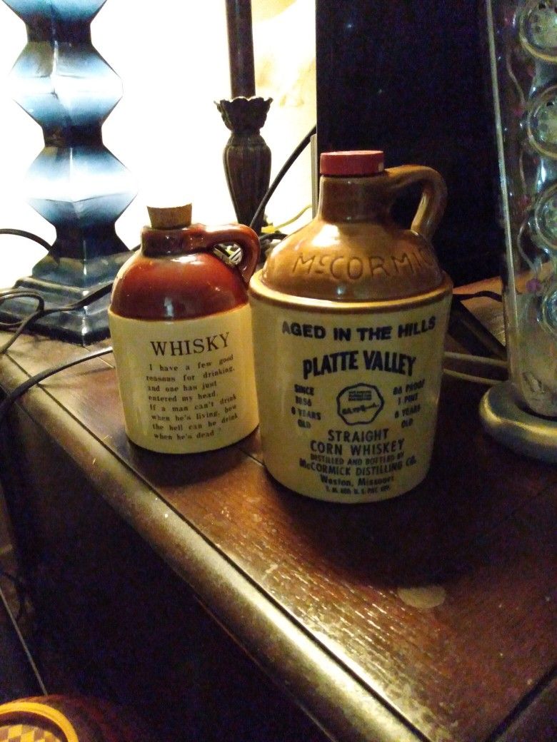A Set Of Vintage Stoneware Jugs