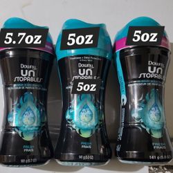 3 DOWNY UNSTOPPABLES ( 5.7oz/5oz Containers) For $12/$12 Por Los 3