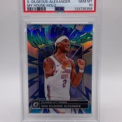 Shai Gilgeous-Alexander Optic Holo My House PSA 10 - $70