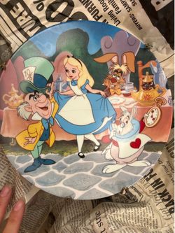 Alice and Wonderland Disney Collector Plate