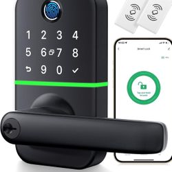 Smart Keyless Fingerprint Keypad Door Lock with Handle