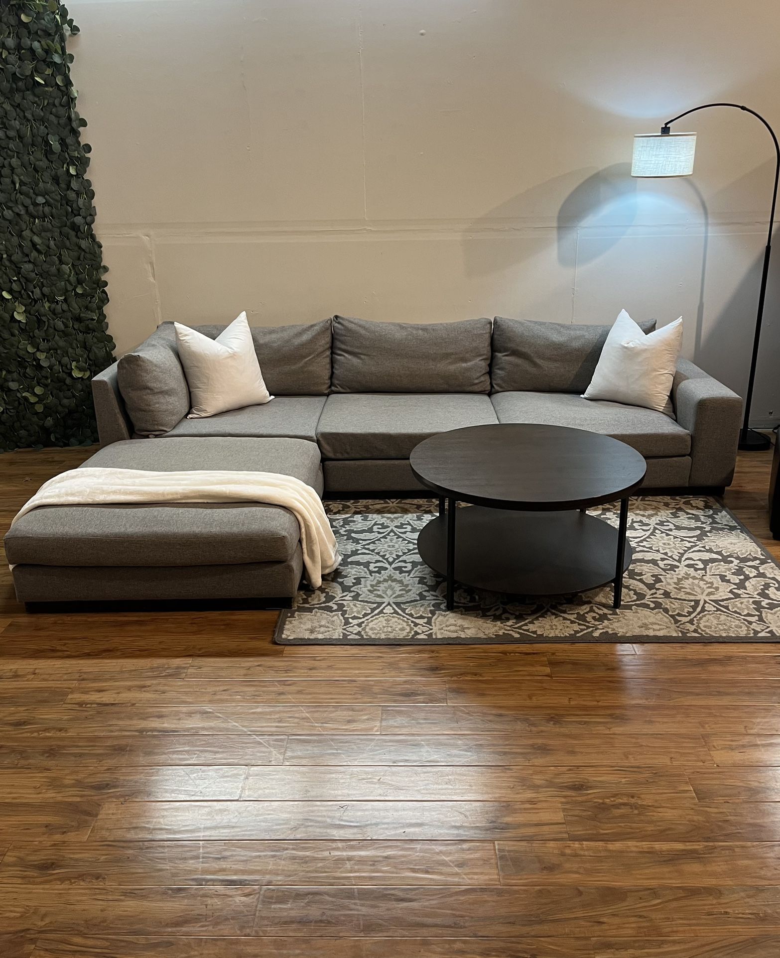 Joybird Modular Sectional in Heather Gray