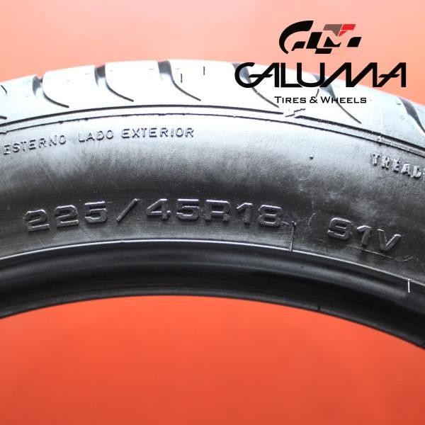 2X Tires LikeNEW Goodyear Efficient Grip Run Flat 225/45/18 R18 No Patch #65245